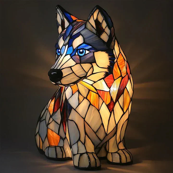Skanto | Lumidog Håndlaget Lysende Hund Lampe – Ambient Belysning og Gave