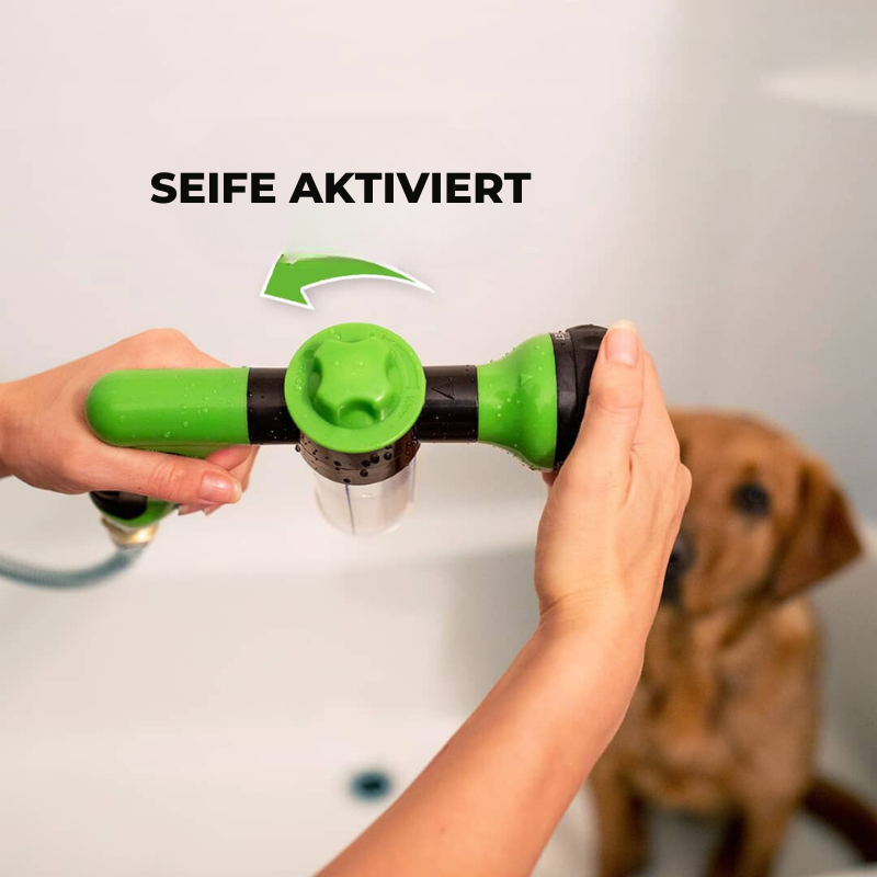 Skanto | Dusj: Høytrykk, Justerbar Og Skumfôret For Enkel Hundebading.