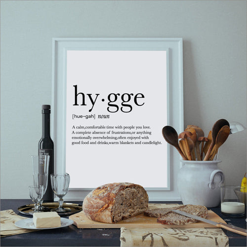 Hygge Lagom Definisjon Minimalistisk Nordisk Veggkunst Svart Hvit Fin Kunst Lerretsutskrifter Svensk Dansk Norsk Livsstil Sitater Plakater For moderne Hjem Kontor | Skanto