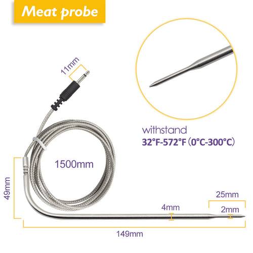 Kjøttprobe for Termometer IBT-4XS og IBT-6XS | Skanto
