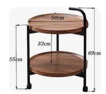 Skanto | Trolley cart / dobbeltsidig sidebord