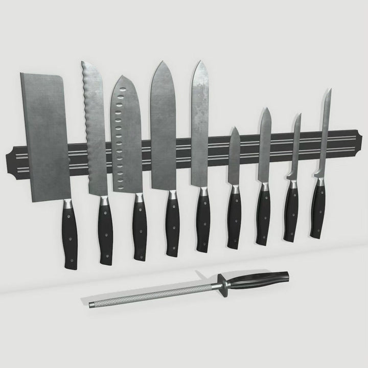 Skanto | 50cm Kjøkken Magnet Knivholder/Knivhylle