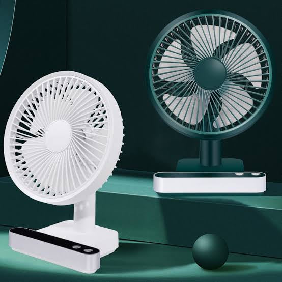 F702 Automatisk Vippende Skrivebords elektrisk Vifte med LED-skjerm | Skanto