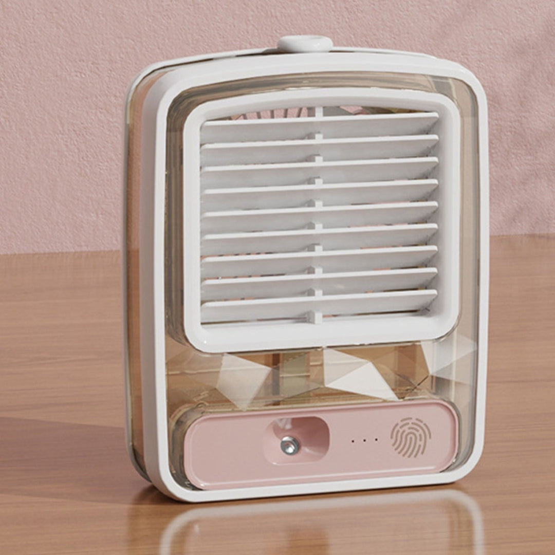 Vannkjølt skrivebordsvifte, med humidifier spray - Ulike farger | Skanto