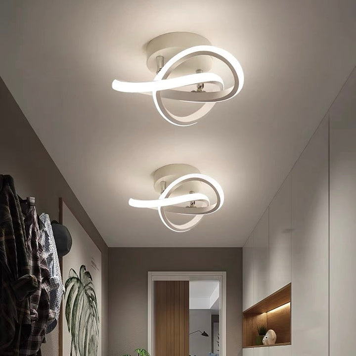 Skanto | Taklampe med LED svart metallramme