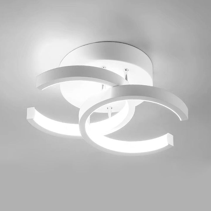 Skanto | Taklampe med LED svart metallramme