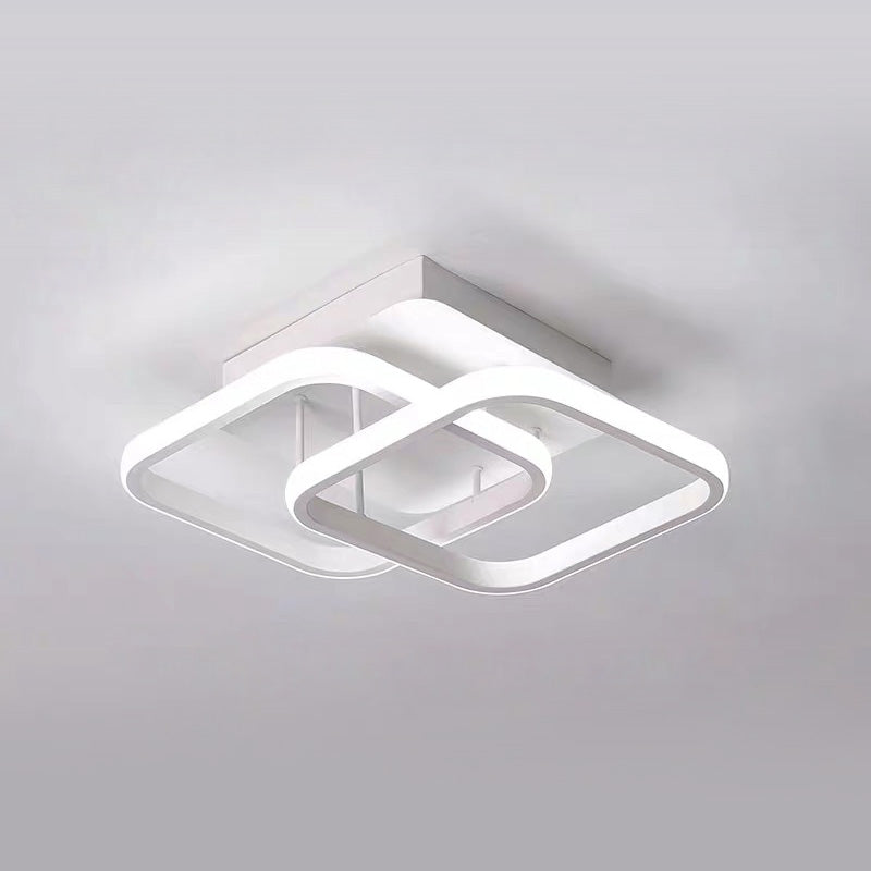 Skanto | Taklampe med LED svart metallramme