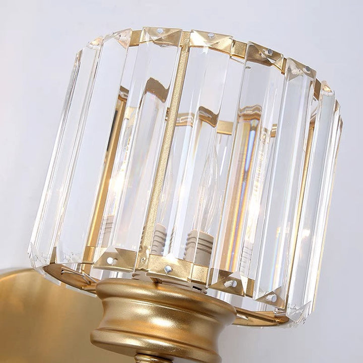 Skanto | Krystallglass Vegglampe med Moderne Arm Design