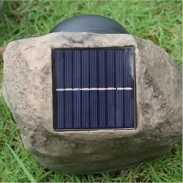 Solar-Steinleuchte – LED-Gartensteinlampe