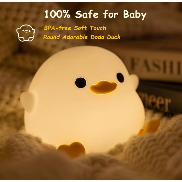DuckieDream Light - Automatisk Duck Silikon Nattlampe | Skanto