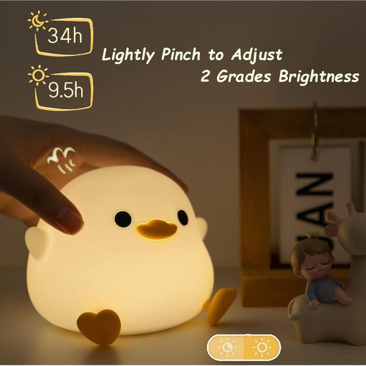 DuckieDream Light - Automatisk Duck Silikon Nattlampe | Skanto