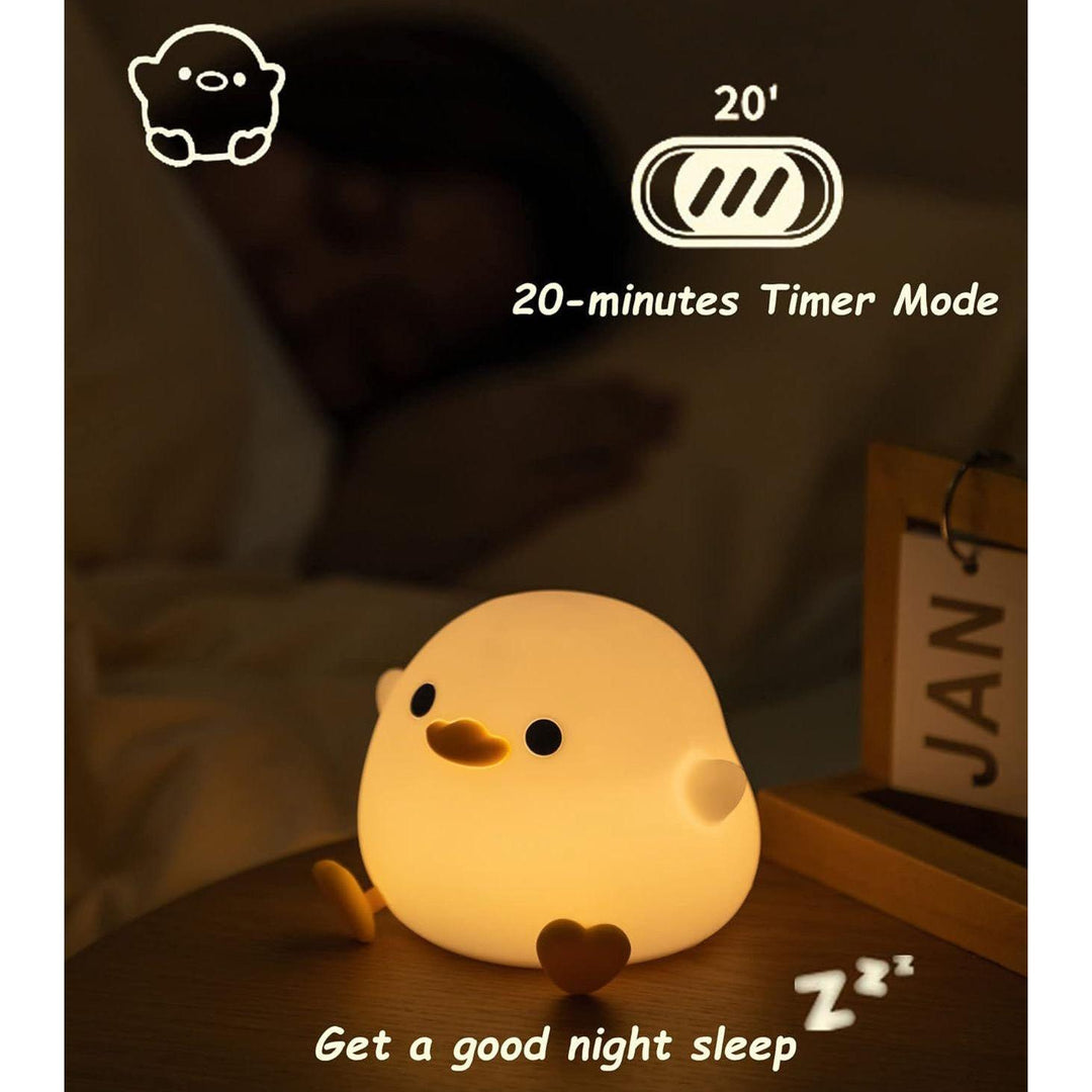 DuckieDream Light - Automatisk Duck Silikon Nattlampe | Skanto