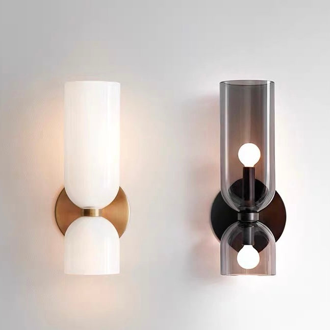 Skanto | Glassvegglys med dobbel lampe_design