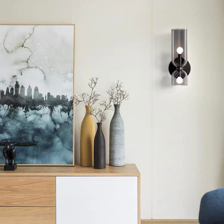 Skanto | Glassvegglys med dobbel lampe_design