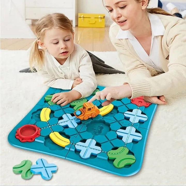 Skanto | Kreativ magnetisk togsett for barn fra 3 år og oppover