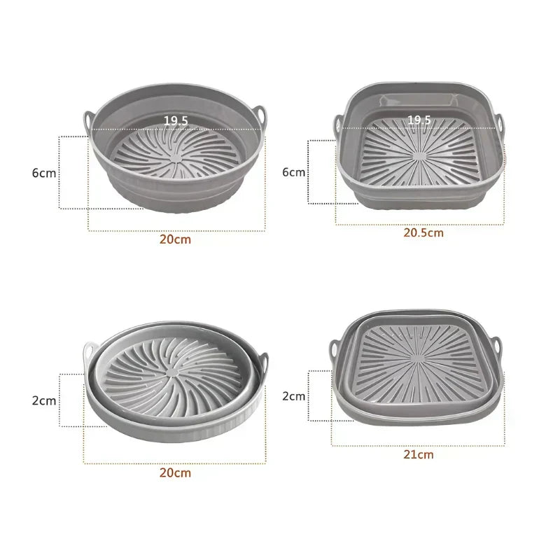 Skanto | Varmeresistent silikoinsert for luftfrityrkokere med non-stick belegg