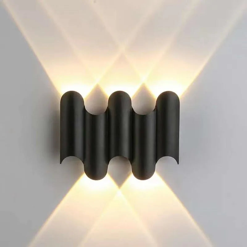 Moderne LED Vegglampe - Minimalistisk Interiørbelysning for Oppholdsrom, energisparende og stilfull | Skanto