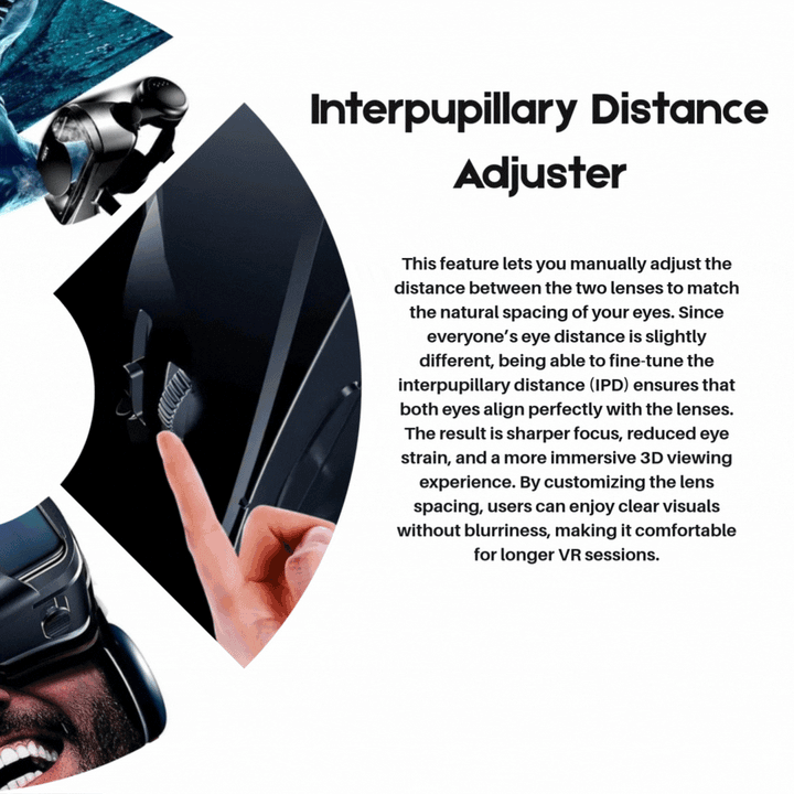 Skanto | VISIAX – 3D VR-briller med hodetelefoner og kontroller