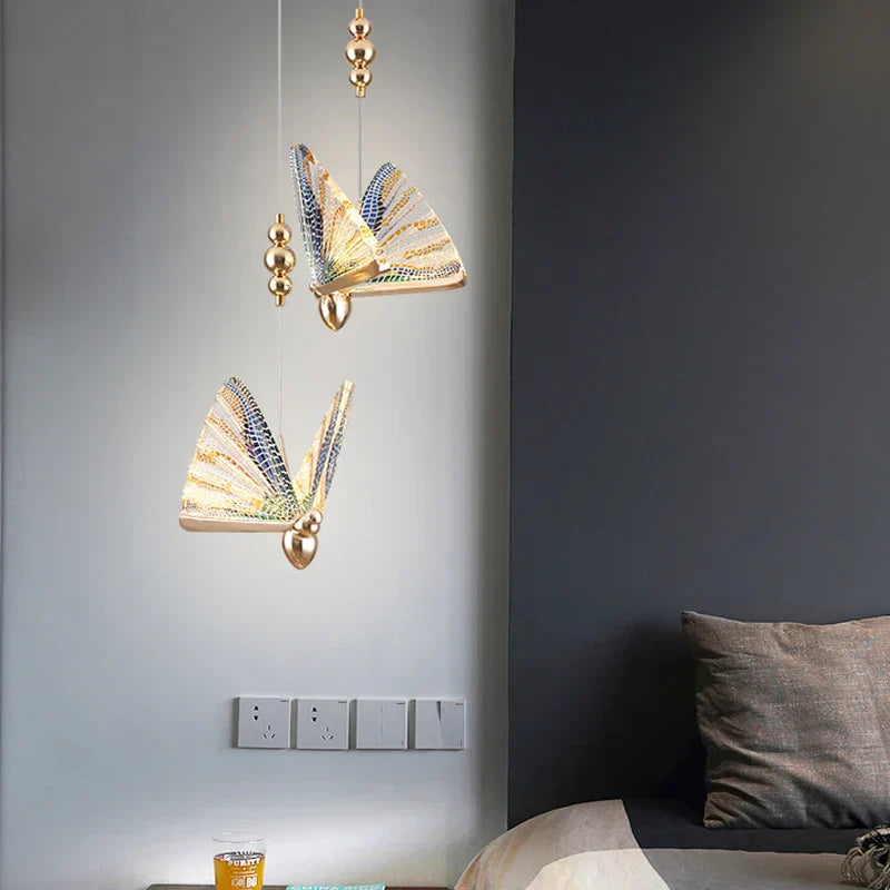 Skanto | Moderne Kreativ LED Pendellampe med Dekorativ Sommerfugl Design