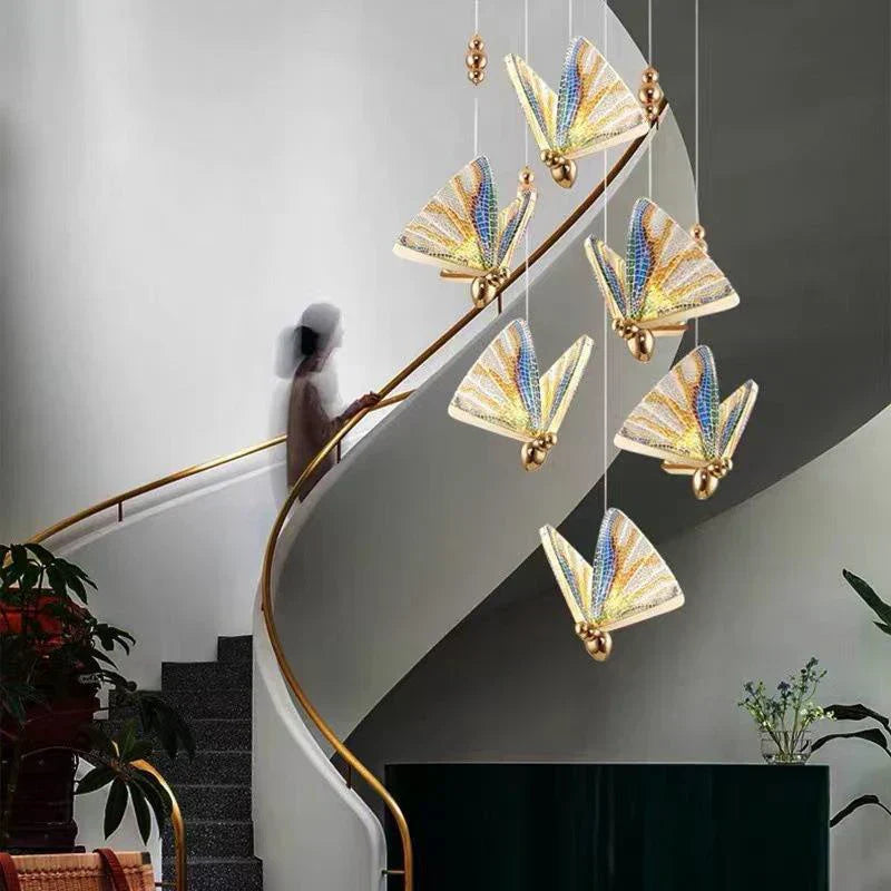 Skanto | Moderne Kreativ LED Pendellampe med Dekorativ Sommerfugl Design
