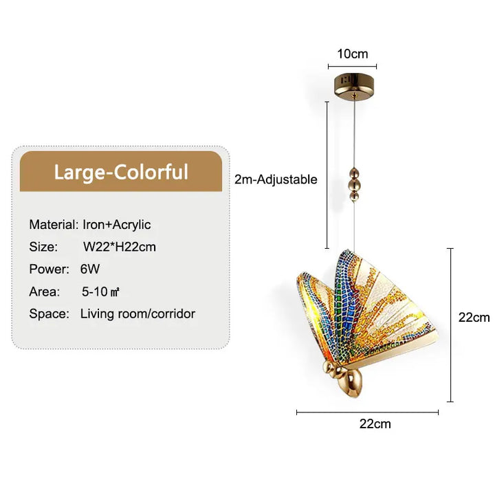 LumeFly – Butterfly LED Pendellampe med Varmt Lys | Skanto
