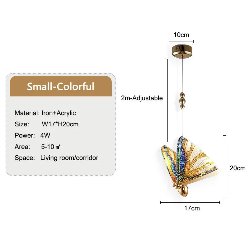 LumeFly – Butterfly LED Pendellampe med Varmt Lys | Skanto