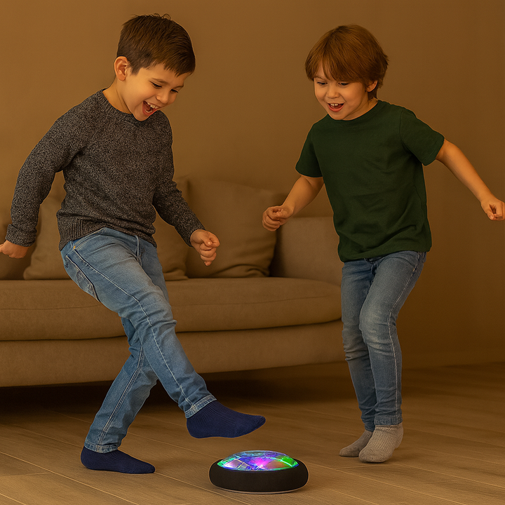 Skanto | Innendørs Fotball Hover Ball | LED-lys og Myke Kanter