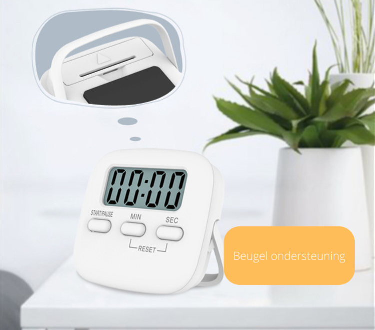 Stilig digital timer med skålheis