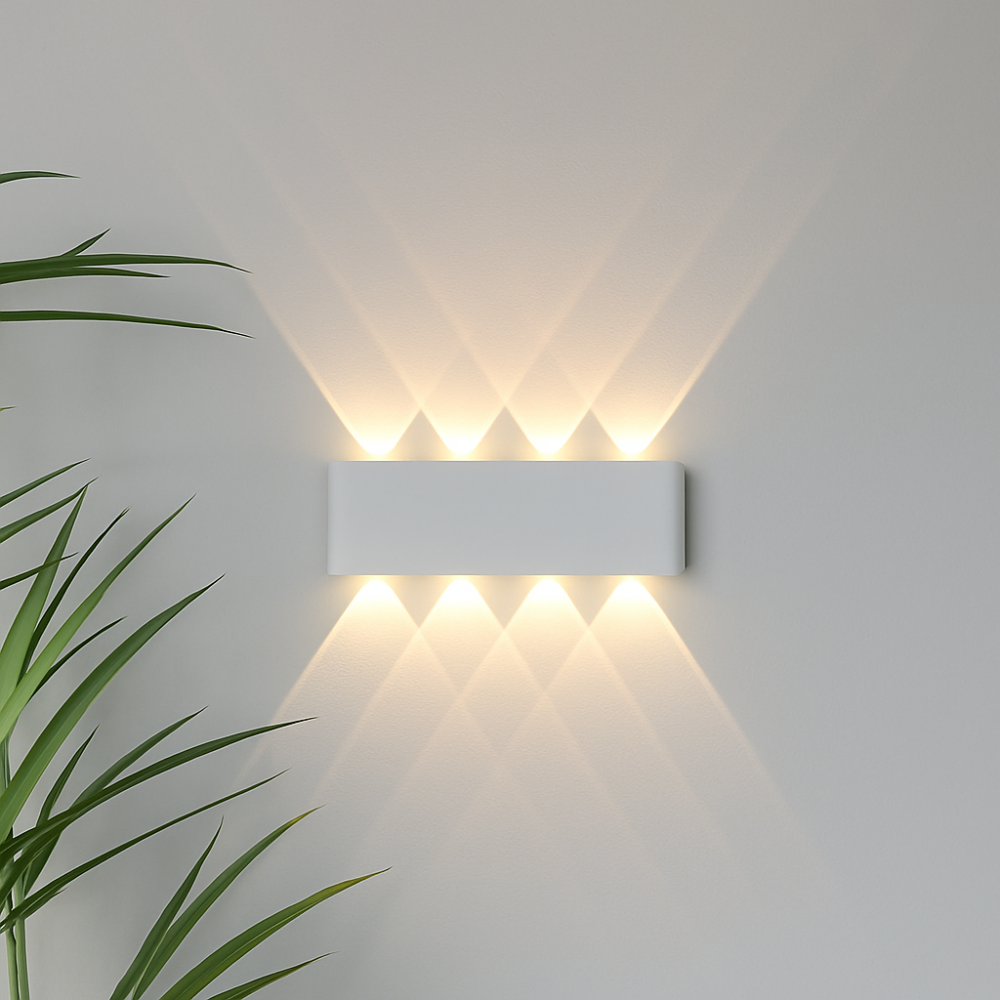 Skanto | Moderne Innendørs Utendørs Vegglampe – Minimalistisk LED Armatur