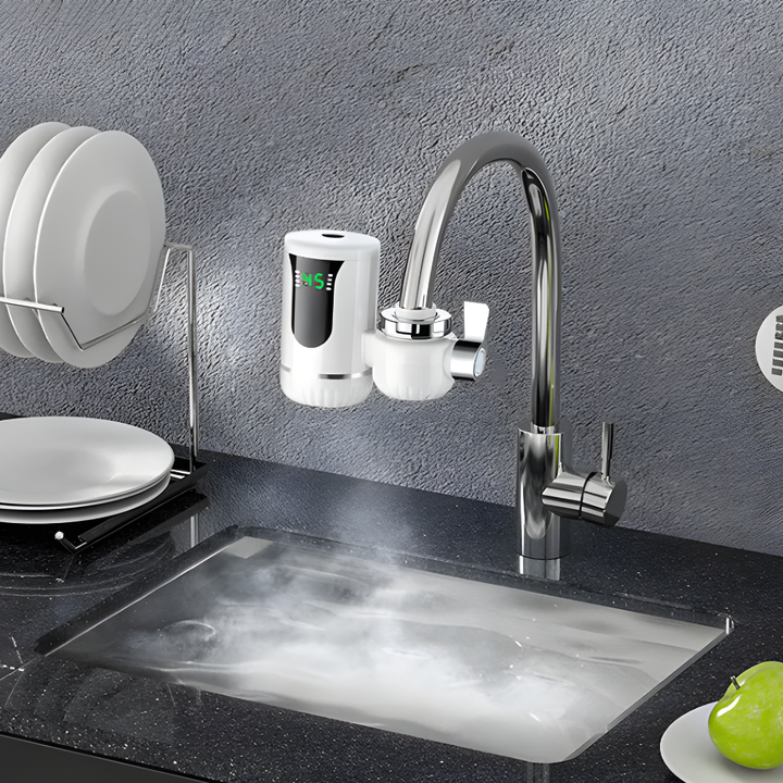 Skanto | Instant Electric Water Heater Faucet Rask Varme Digital Skjerm