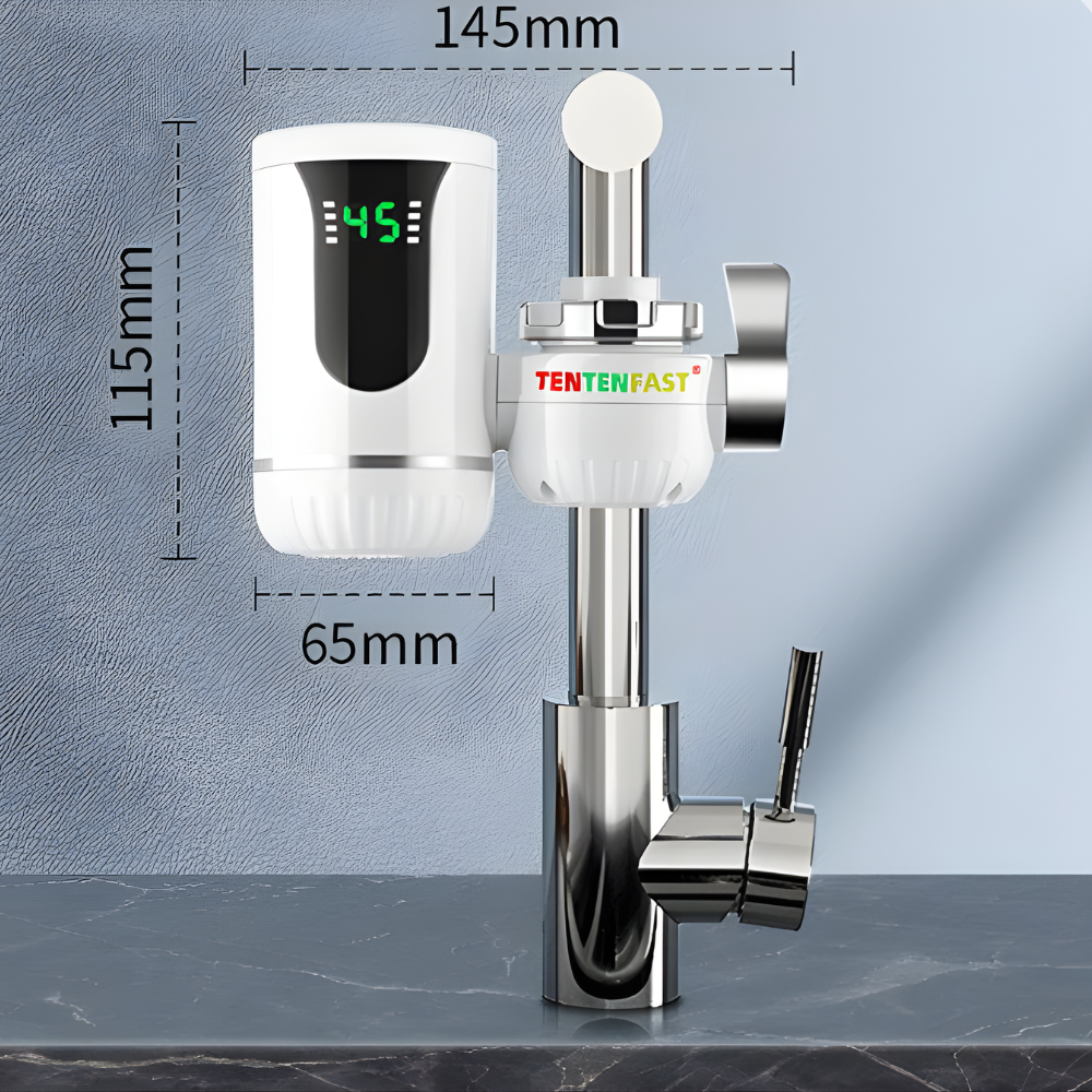 Skanto | Instant Electric Water Heater Faucet Rask Varme Digital Skjerm