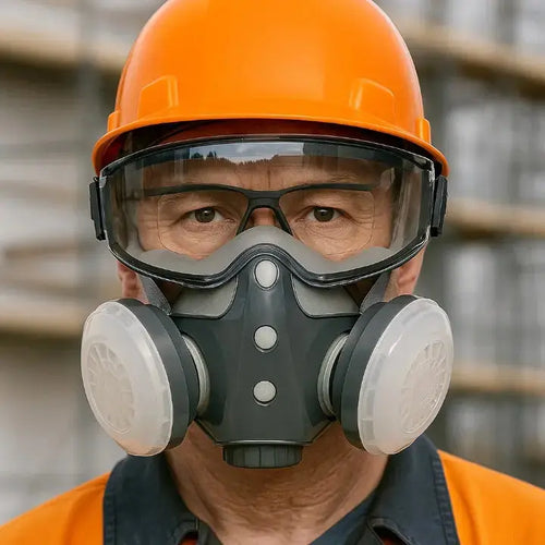 Integrierte Atemschutzmaske – Für Holzbearbeitung, Malerarbeiten og Staubschutz