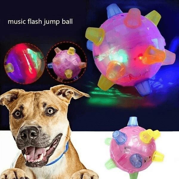 Skanto | Interaktiv LED Hoppende Ball for Hunder