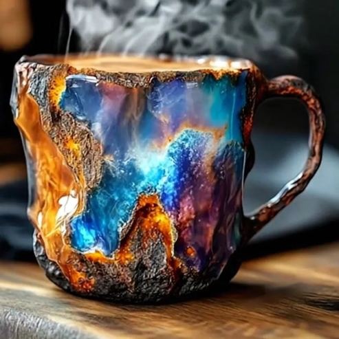 Skanto | CrystalBrew Kaffe Kopper | Elegante mineral krystall kopper for en unik kaffeopplevelse