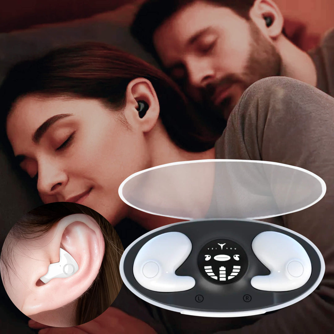 Skanto | Usynlige trådløse søvnhodetelefoner | IPX5 vanntett, Bluetooth 5.3 for komfortabel søvn og avslapning