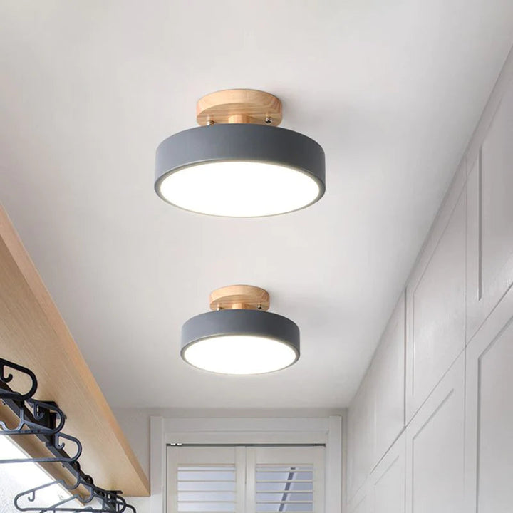 Skanto | LED Taklampe Tre Flush Montering Fixture