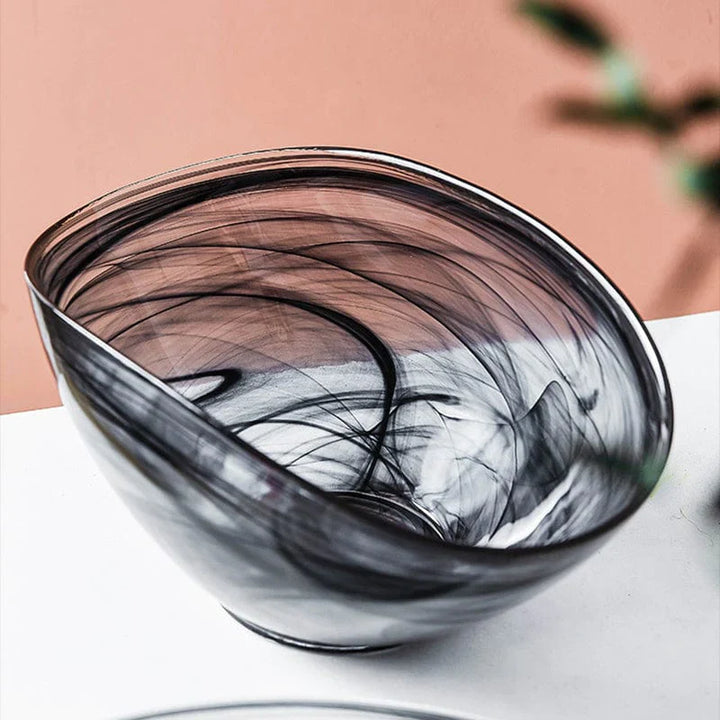 Uregelmessig Glass Salatbolle Skanto
