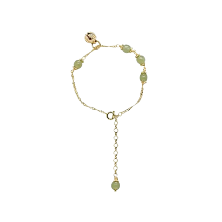 Hetian Jade Bell Bracelet
