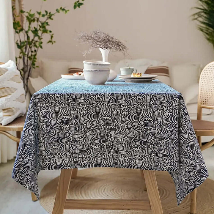 Skanto | Japansk Stil Linstoff Duk
