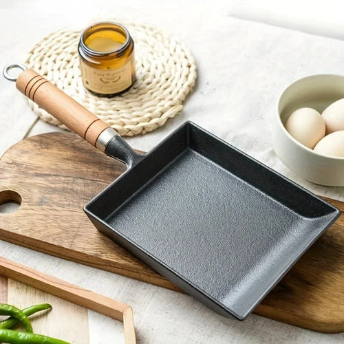 Japansk støpejern eggpanne for Tamagoyaki | Skanto