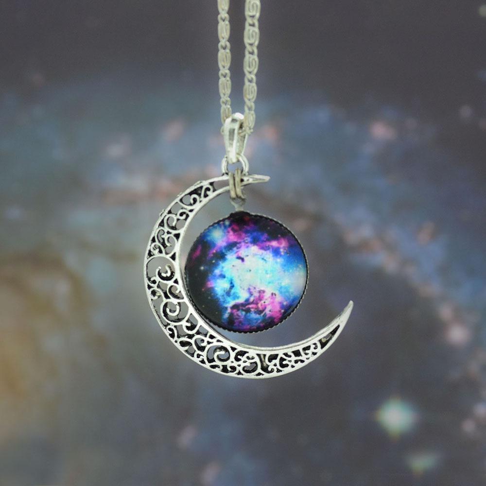 Crescent Galaxy Halskjeder | Skanto
