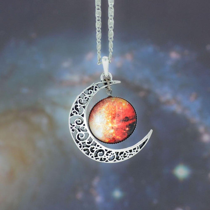 Crescent Galaxy Halskjeder | Skanto