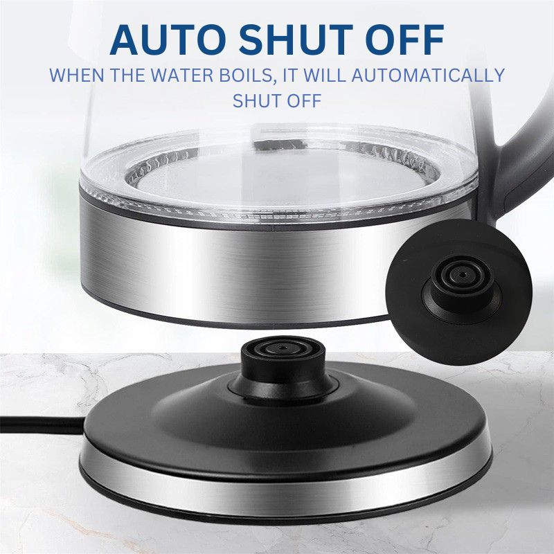 Skanto | 1.8L Elektrisk Glasskettle med LED-belysning
