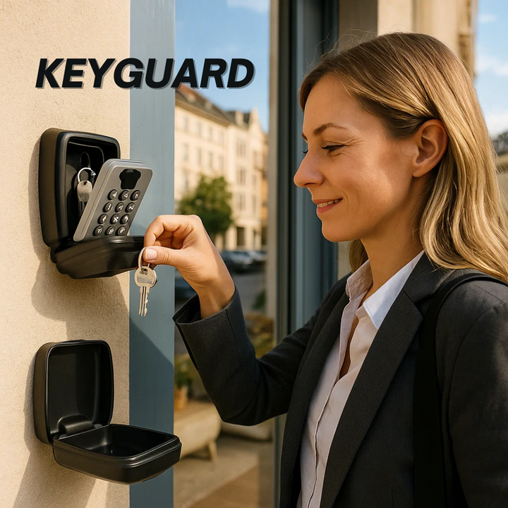 KeyGuard Utendørs Safe – Værbestandig Veggmontert Nøkkelboks | Skanto
