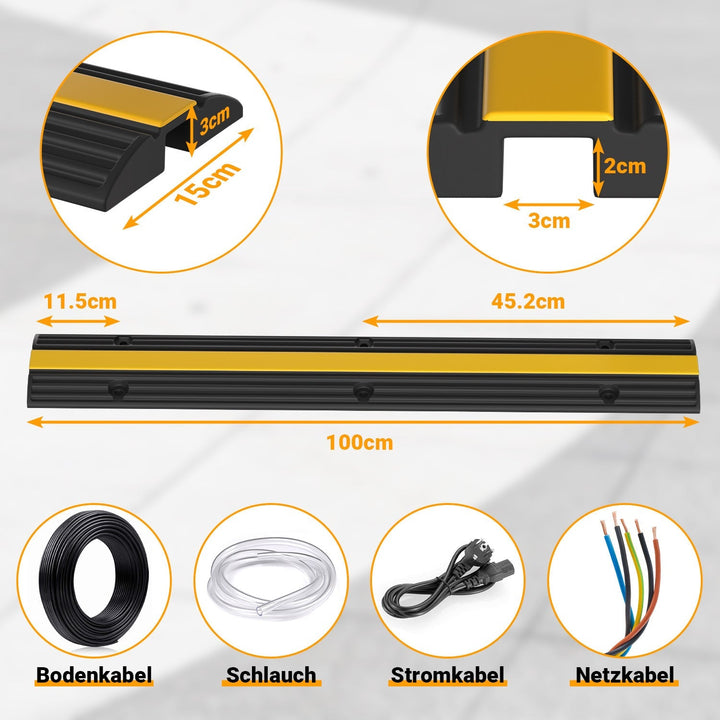 Kabelbro hageslangebro 1m 4 stk | Skanto