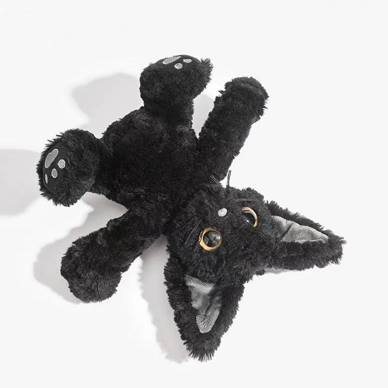 Skanto | Kawaii svart katt kosedyr stuffed animal