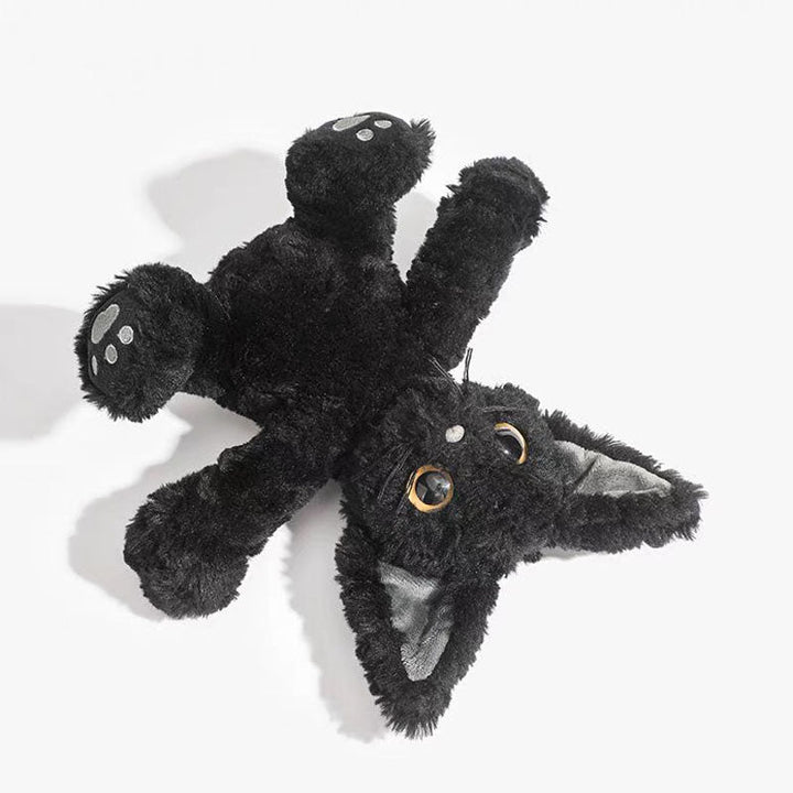 Skanto | Kawaii svart katt kosedyr stuffed animal