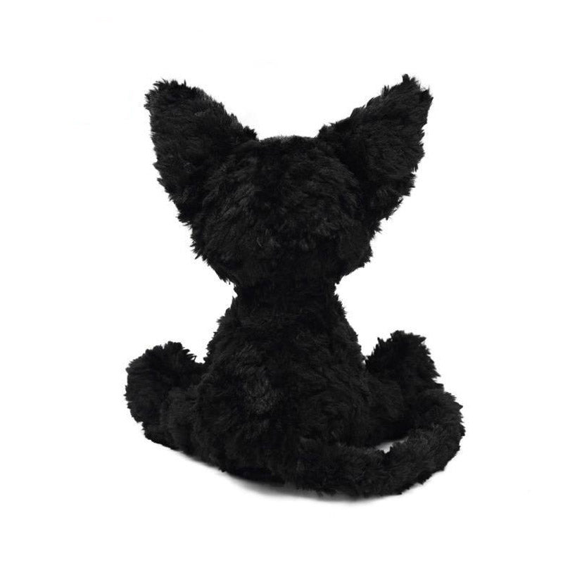 Skanto | Kawaii svart katt kosedyr stuffed animal