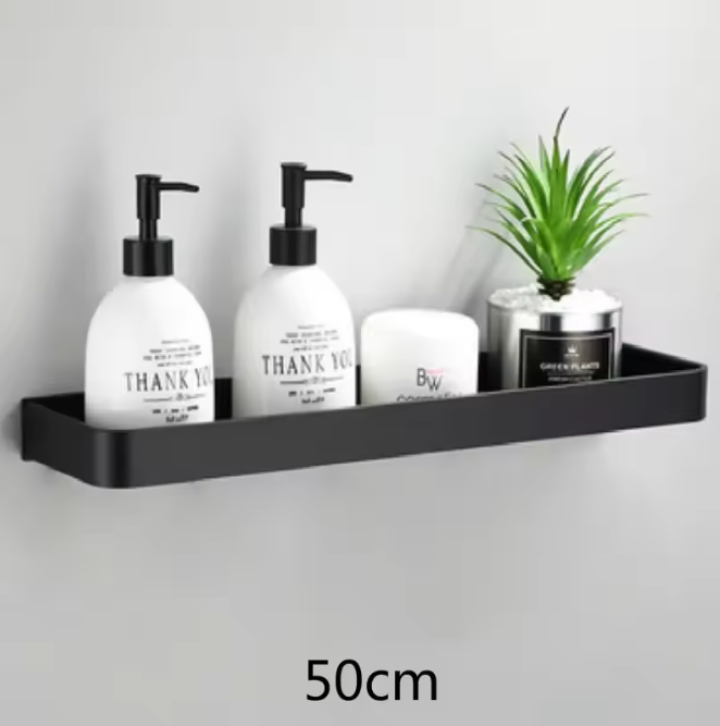 Kellan Vegghengt Baderomshylle Svart | Skanto