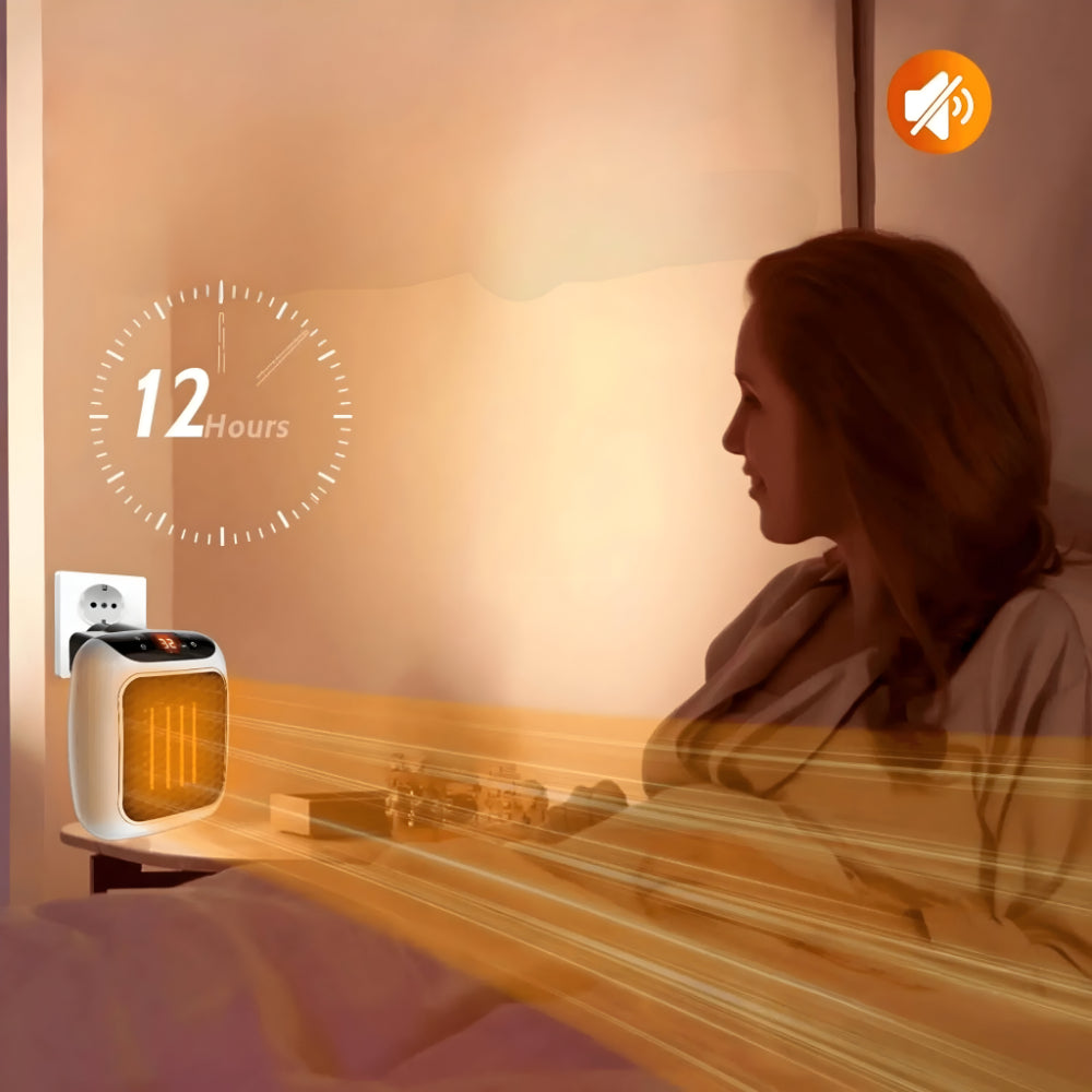 Skanto | WarmiWall Keramisk Veggvarme – Energisparende Mini-radiator med Termostat